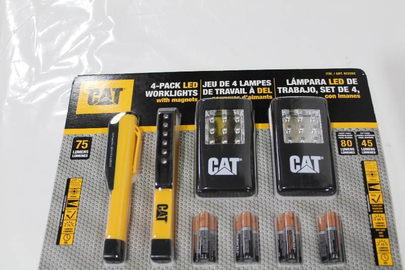 lot 4064 image: Caterpiller led lights with batterries