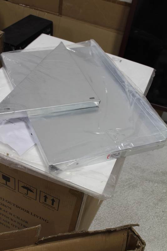 lot 4133 image: Galvanized shelve