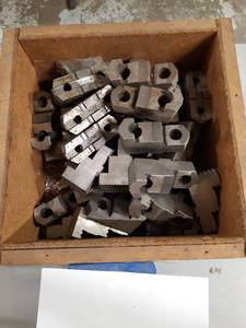 lot 441 image: Crate of Hard Jaws for Bison 12 Chuck