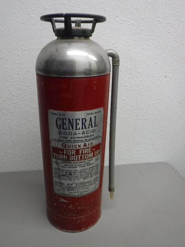 lot 3162 image: Antique  fire extinguisher