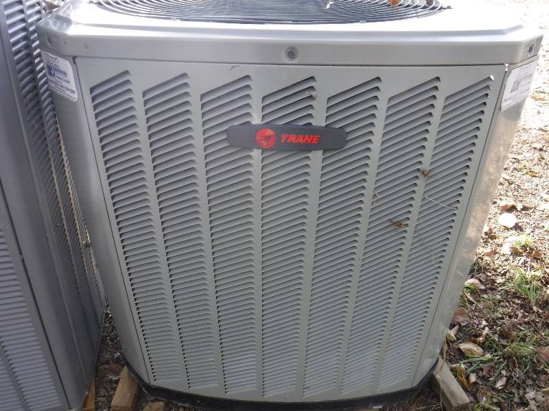 lot 3177 image: TRANE outdoor AC condenser 3 TON single phase.
