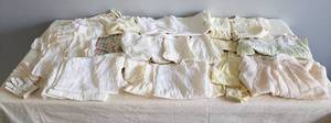 lot 54 image: Vintage Baby Girl & Toddler Dresses & Sleeping Gowns - Circa 1920s thru 1940s - Wonderful Handmade & Embroidered Clothing - Most all 100% Cotton - 6mos. to 24mos.