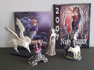 lot 87 image: The Trail of Painted Ponies Silver Lining 2006, Fairy Site Love Springs Eternal #24964800, Dragon Site Caring #5432400, Mystic Journey #A0286 Souls of the Wild Collection, The Faery Realm IMAGINE 2007 Calendar NIP, NIGHT MAGICK 2007 Calendar NIP