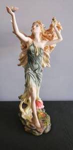 lot 89 image: VERONESE - Extra Large Butterfly Fairy - 2001 - 16.5in T x 8.25in L x 8in W - Authenticity Stamped