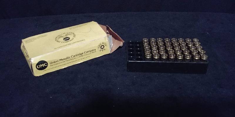 lot 107 image: Lot of 40 9mm Luger UMC Cartridges