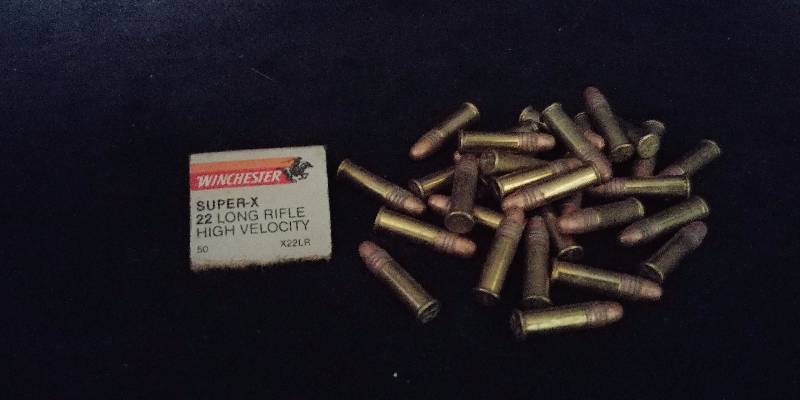 lot 108 image: Lot of 30 .22 Long Rifle Winchester Cartridges