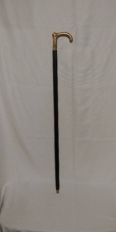 lot 115 image: Brass Handled Cane