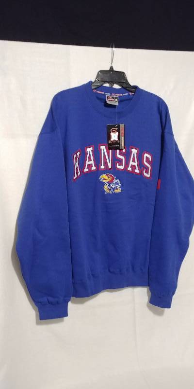 lot 126 image: NEW Kansas Jayhawks Sweatshirt Size XL