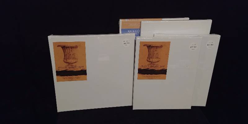 lot 159 image: Lot of 5 Painting Canvases