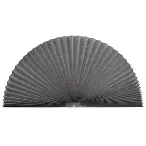lot 1623 image: Two Pack Arch Light Filtering Fabric Shade fit for Perfect Half-Round Arch Windows No Tools Installation, Grey, 72�� x 36��