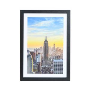 lot 1634 image: Frame Amo 13x19 Black Picture Frame, White Mat with 10.5x16.5 opening for 11x17 Image, 1 Inch Border, Acrylic Front