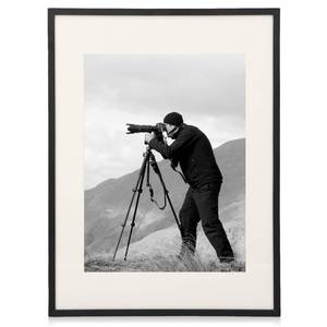 lot 1651 image: Fixwal 24x30 Frame, Black Aluminum Picture Frame with Mat for 18x24 Photo, 24 x 30 Puzzle Poster Frame Matted to 18 x 24 Picture Set of 1 Metal Frame Tempered Glass for Wall Display