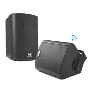 lot 1671 image: Pyle PDWR52BTBK 5.25 240W Bluetooth 110240V IndoorOutdoor Speaker System