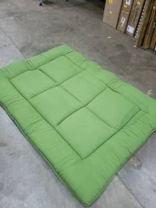 lot 1679 image: Green Body Sized Cushion 77 14In X 56 12In. (Used And Stained)