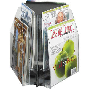 lot 1680 image: Safco Reveal 6 Magazine Tabletop Displays. (Cracked)