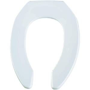 lot 1681 image: BEMIS 1955CT-000 Toilet Seat Without Cover Plastic Elongated White