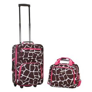 lot 1687 image: Rockland Fashion Softside Upright 2 Piece Luggage Set F102