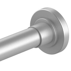 lot 1695 image: Set Of 2 GXOACKJ Shower Curtain Rod Tension - 31-80 Inch Silver Adjustable Spring Tension Curtain Rods, Shower Curtain Rod for Bathroom No Drill, Non-slip, Stainless Steel