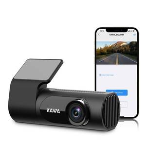 lot 1712 image: KAWA Dash Cam 2K, WiFi Dash Camera for Cars 1440P with Hand-Free Voice Control, Night Vision, Mini Hidden Dashcam Front, Emergency Lock, Loop Recording, 24-Hour Parking Monitor, APP, Support 256GB Max
