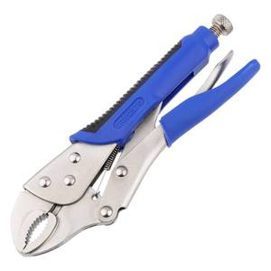 lot 1717 image: URASISTO 10-Inch Locking Pliers, Premium Alloy Steel Construction, Curved Jaw Locking Pliers with Wire Cutter, Quick Release, Fit for Clamping Twisting Welding