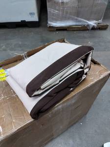 lot 1723 image: Water Resistant Patio Dining Set Cover Approximately 166In Long. (ITIO1004.73062877C)