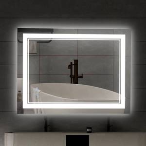 lot 2012 image: CFYLO 24 x 32 LED Bathroom Mirror, Bathroom Mirror with Lights, LED Mirror for Bathroom, Lighted Bathroom Mirror, Anti-Fog Dimmable Adjustable Light Makeup Mirror
