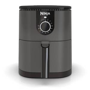 lot 2016 image: Ninja AF080 Mini Air Fryer, 2 Quarts Capacity, Compact, Nonstick, with Quick Set Timer, Grey