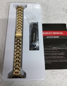 lot 2020 image: Thin Gold Steel Apple Watch Band