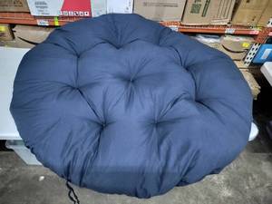 lot 2075 image: Papasan Chair Cushion (Navy Blue) 4Ft