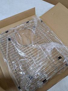 lot 3019 image: Stainless steel Wire Shelf Wirh hole