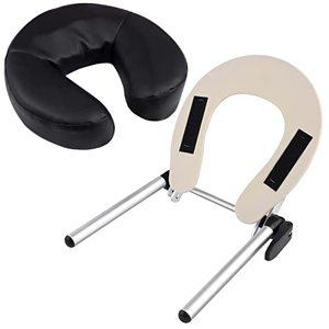 lot 3021 image: EBANKU Universal Adjustable Face Cradle Massage Table Bed Face Cradle Pillow Cushion Set