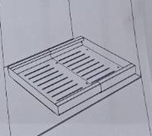 lot 3057 image: Expandable Pullout Bathroom Storage