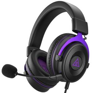 lot 3081 image: EKSA E900 Headset with Microphone for PC, PS4,PS5, Xbox - Detachable Noise Canceling Mic, 3D Surround Sound, Wired Headphone for Gaming, Computer, Laptop, 3.5MM Jack
