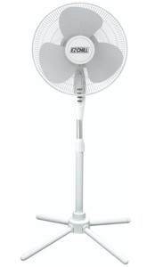 lot 1677 image: EZ Chill Oscillating Fan With Folding Base(One Blade Is Cracked)