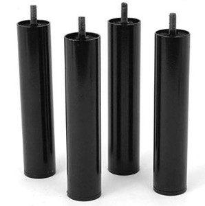 lot 1685 image: Metric Thread Set Of 4 Bed Legs, Raises 11 12In And Is Adjustable