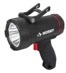 lot 3103 image: Husky 2500 Lumens Dual Power Floating Rechargeable Spotlight