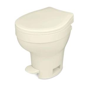 lot 2334 image: Thetford RV Toilet Aqua-Magic� VI High Parchment with SloClose�� seat and cover - 31836
