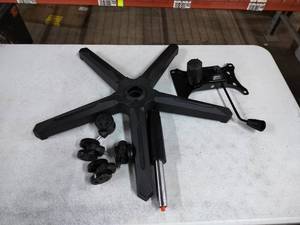 lot 2373 image: Yoogu Heavy Duty Gaming Chair Base (Missing Wheel)