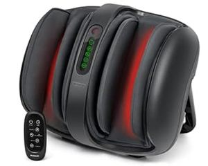 lot 4032 image: Nekteck Foot Shiatsu Massager, Calf Massage with Heat Therapy, Deep Kneading, Vibration, Compression Leg Massager for Home and Office Use (Remote Control) (B09PYHBJR8)