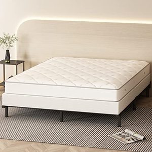 lot 4073 image: NEW JETO Metal Bed Frame - Sturdy Platform Bed Frame Heavy Duty Sturdy Bed Frame Black Twin XL Bed Frame 6 Leg Support Easy to Assemble��Suitable for Without Taking Up Space and Easy to Move