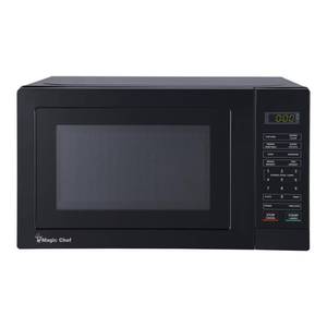 lot 4090 image: Magic Chef 0.7 cu. ft. 700-Watt Countertop Microwave in Black - Retail $76