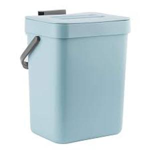 lot 3245 image: Small Hangable Blue Trash Bin