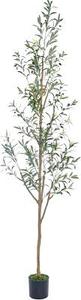 lot 4060 image: 92 Inch OLIVE ARTIFICIAL SILK TREES.