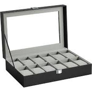 lot 4064 image: SONGMICS. Watch Box.