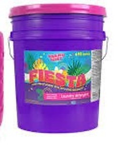 lot 6006 image: Fiesta Tropical Twist 5 Gallon Bucket Of Laundry Detergent. Approximately 640 Loads