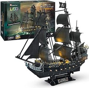 lot 2306 image: Queen Annes Revenge Blackbeards Ship 3D Puzzle