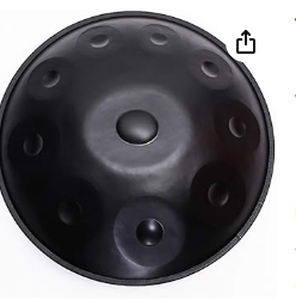 lot 2320 image: Titanium Alloy Steel Hand Drum Handpan Professional Grade Worry-free Air Spirit Drum