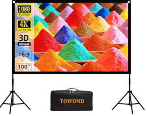 lot 2343 image: TOWOND Backyard Cinema Projector Screen