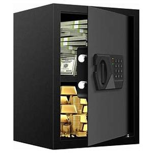 lot 2376 image: Fireproof Digital Combo Safe With Keys 13 Inch X 13 Inch X 16 Inch