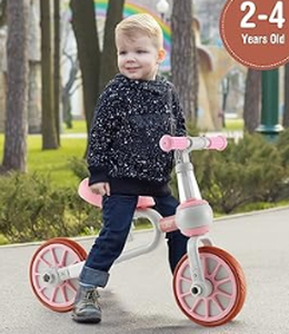 lot 2389 image: Childrens Pink Bicycle